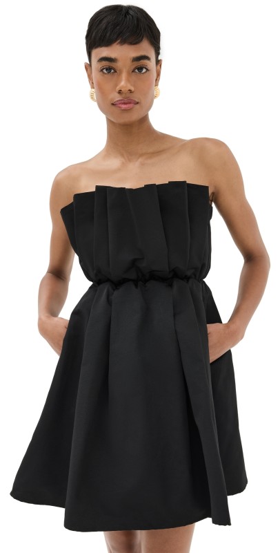 STAUD Cordelia Dress Black