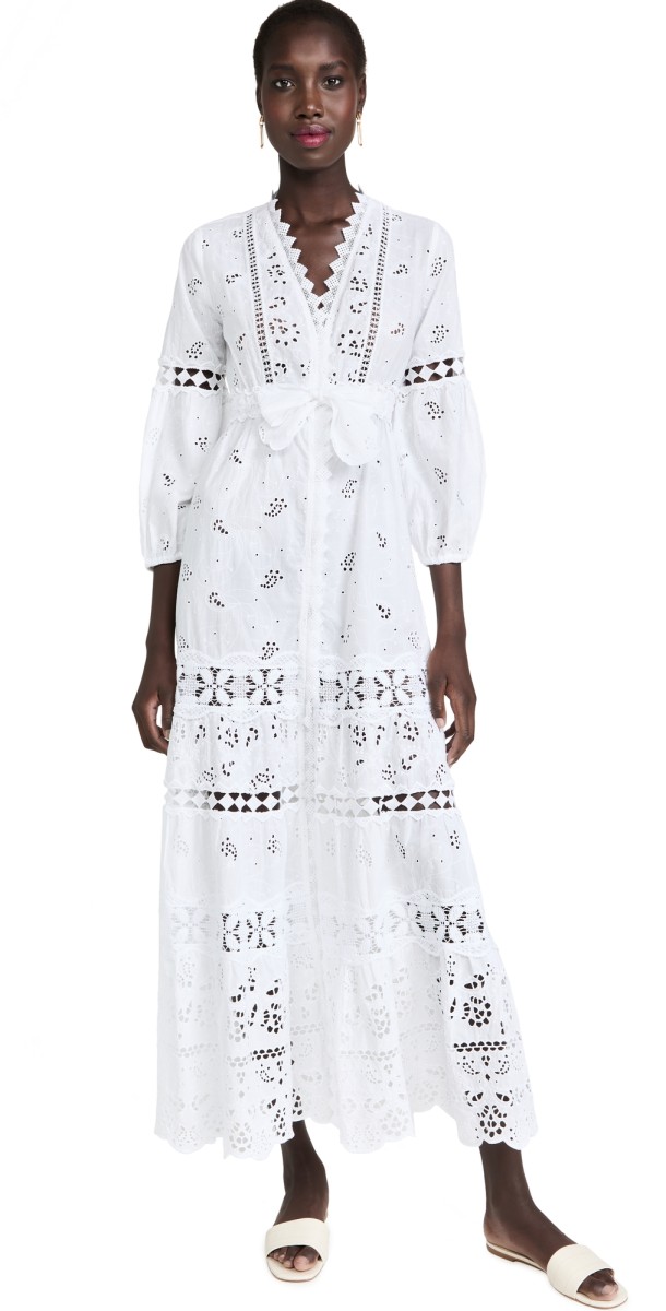 Temptation Positano California Eyelet Dress White