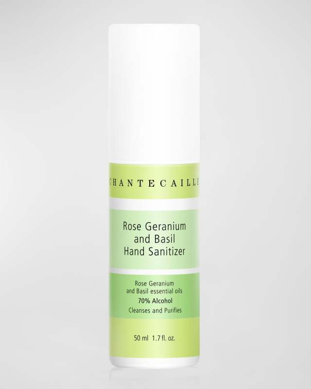 1.7 oz. Rose Geranium and Basil Hand Sanitizer
