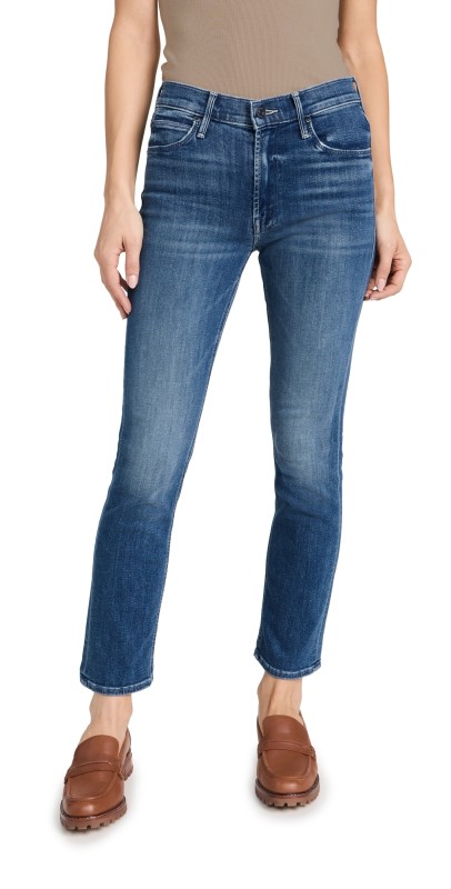 MOTHER The Mid Rise Dazzler Ankle Jeans Wish On A Star