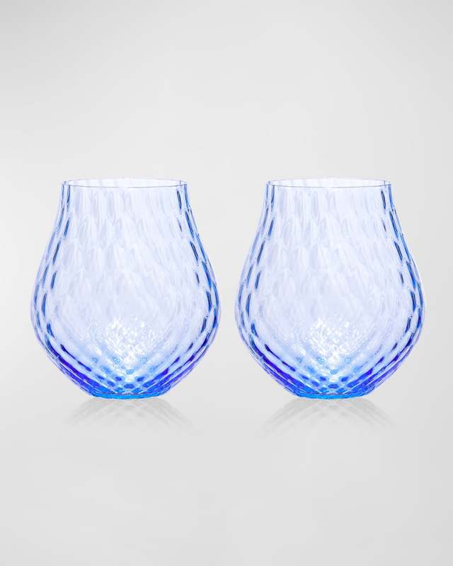 Phoebe Stemless Wine Glasses, Set of 2