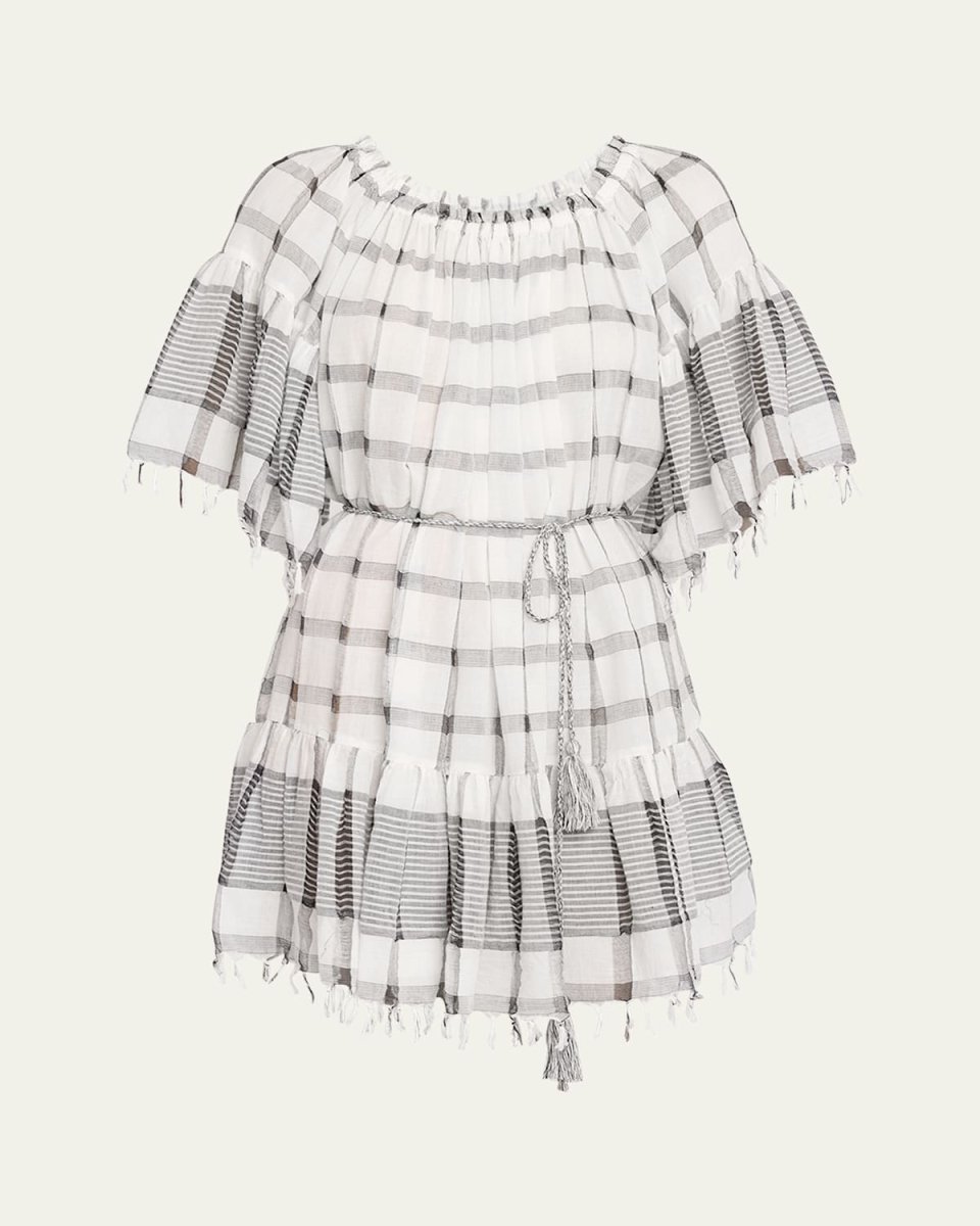 Hollace Multi-Stripe Mini Dress Coverup