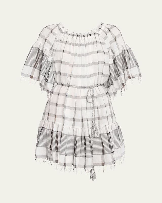 Hollace Multi-Stripe Mini Dress Coverup