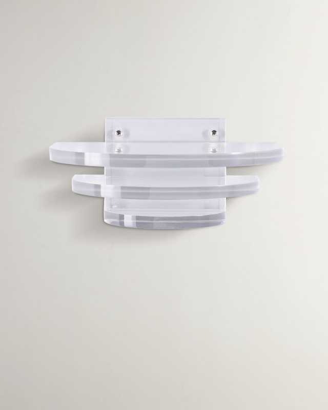 Rounded Clear Lucite Shelf