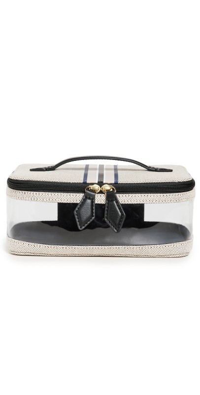 Paravel Cabana See-All Vanity Case Domino Black