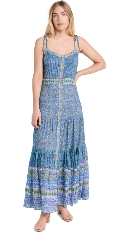 Veronica Beard Windansea Dress Electric Blue Multi