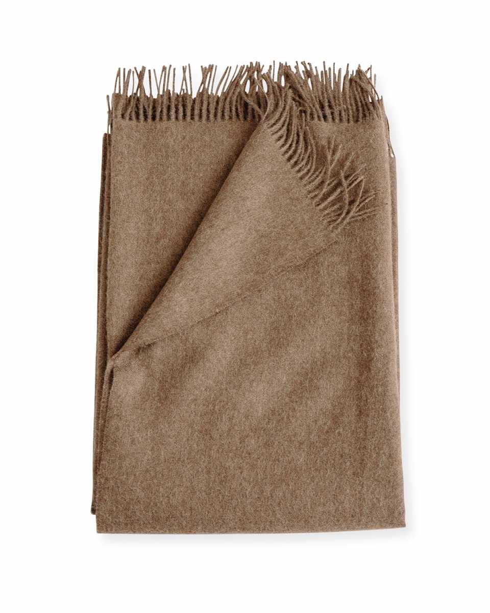 Alpaca Throw, Mocha