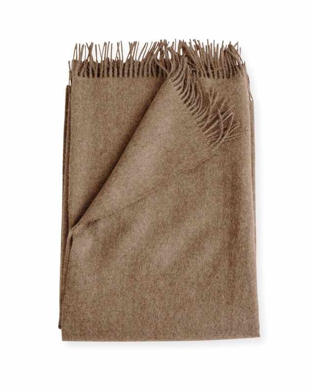 Alpaca Throw, Mocha