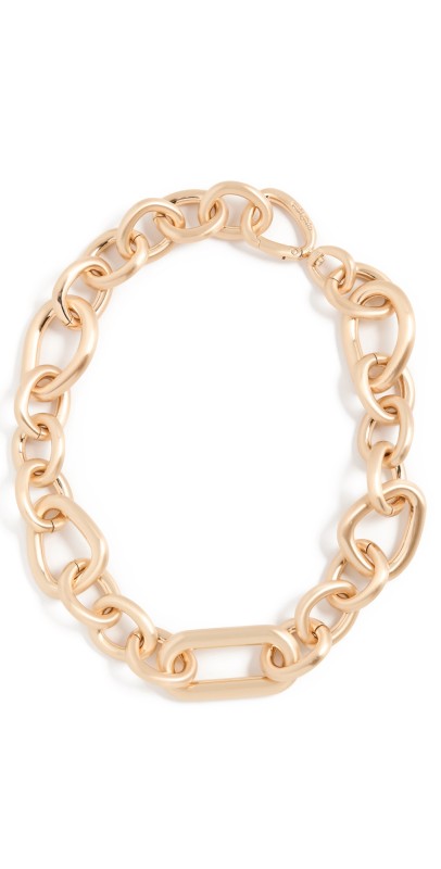 Cult Gaia Reyes Necklace Brushed Brass