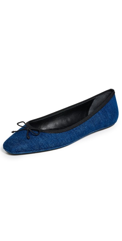 Veronica Beard Beatrix Flats Mountain Blue