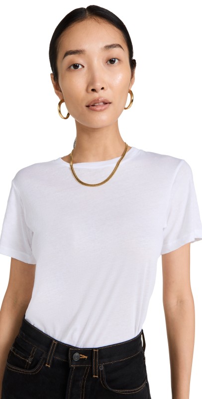 WARDROBE. NYC Fitted T-Shirt White
