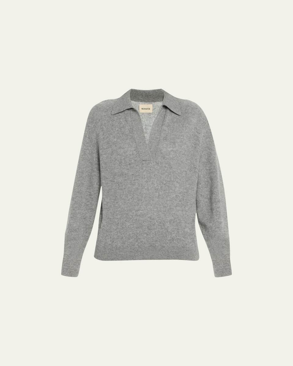 Jo Cashmere Featherweight-Knit Sweater