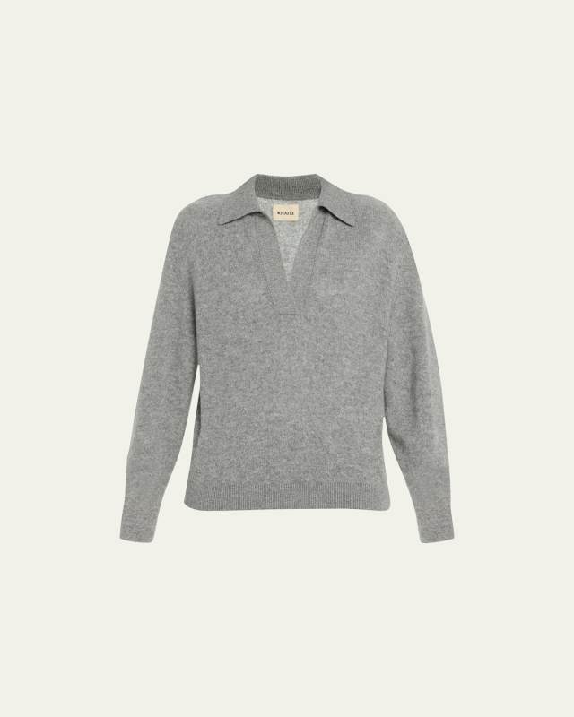 Jo Cashmere Featherweight-Knit Sweater