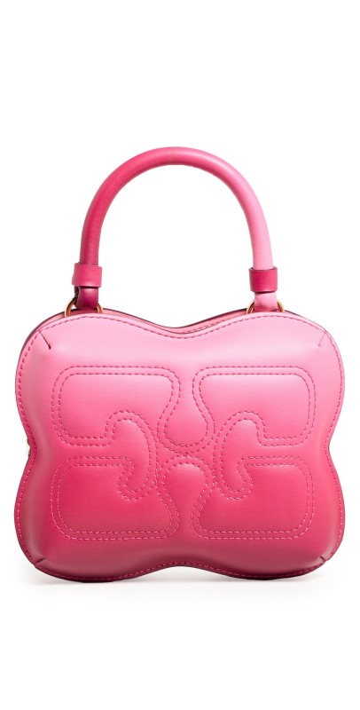 GANNI Butterfly Small Crossbody Bag Hot Pink