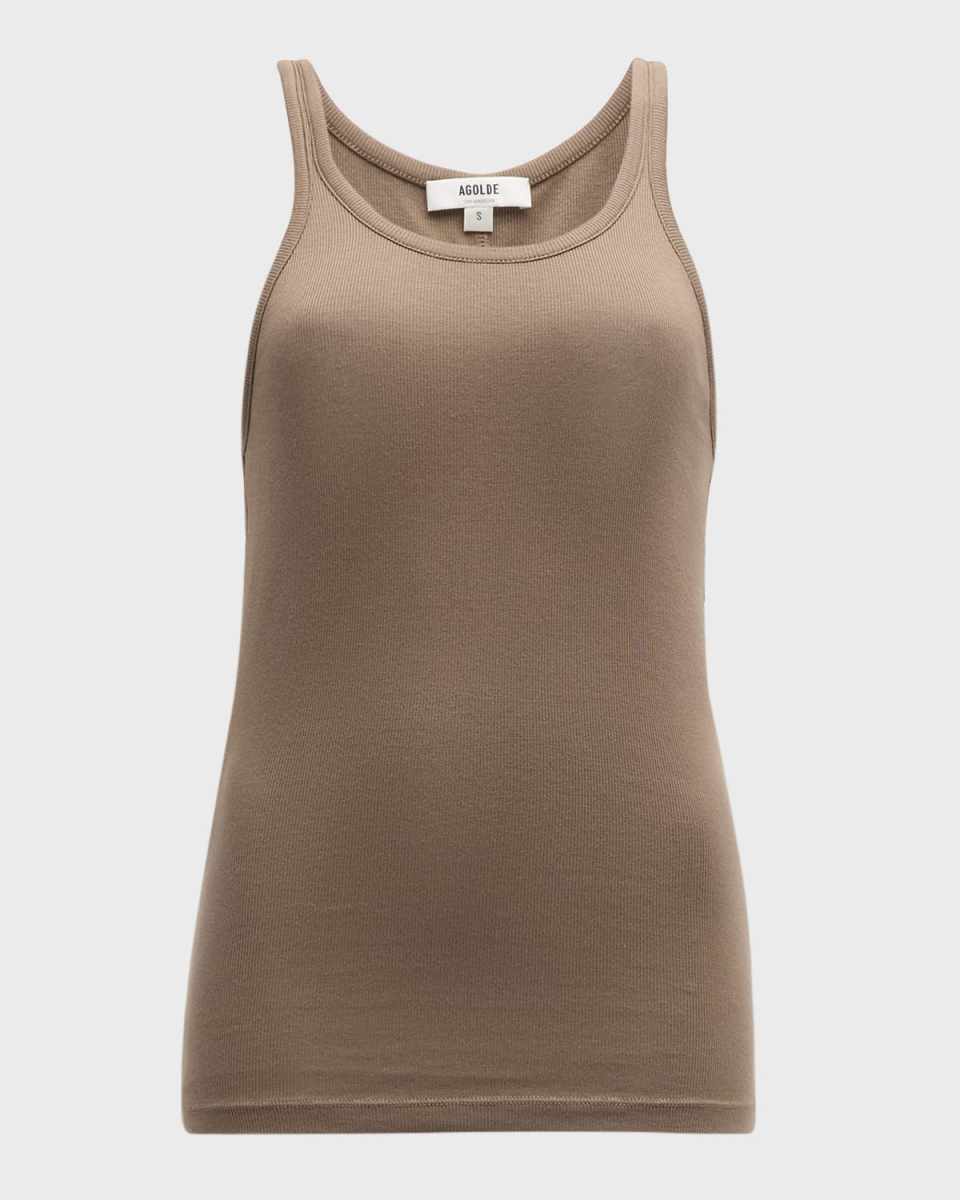 Zane Scoop-Neck Tank Top