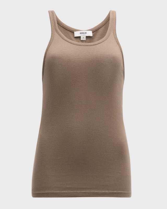 Zane Scoop-Neck Tank Top