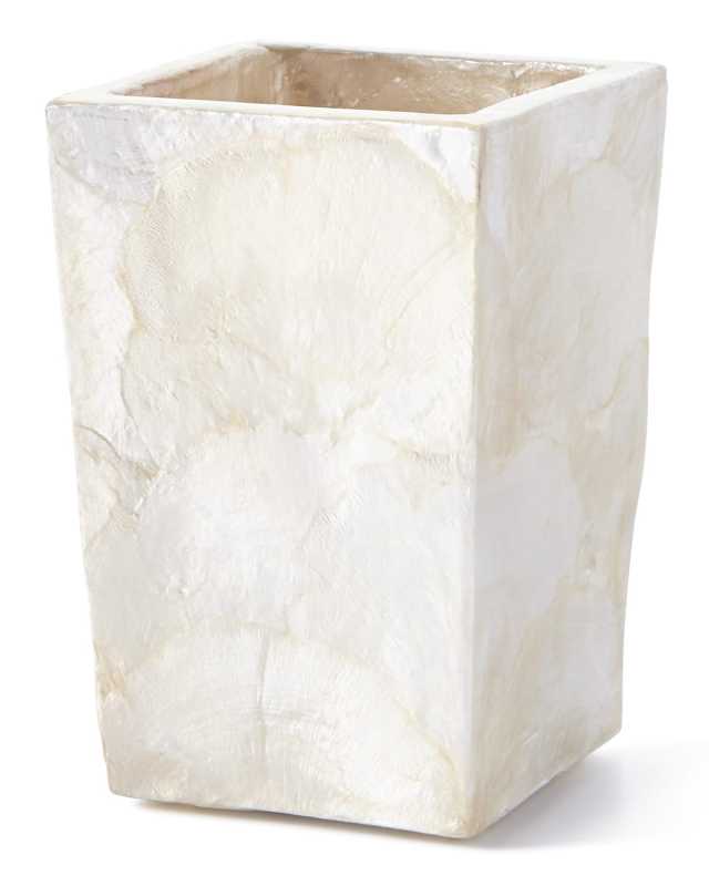Andria Capiz Brush Holder