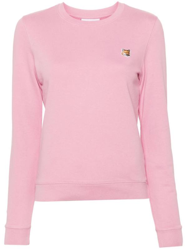 Fox Head-patch sweatshirt