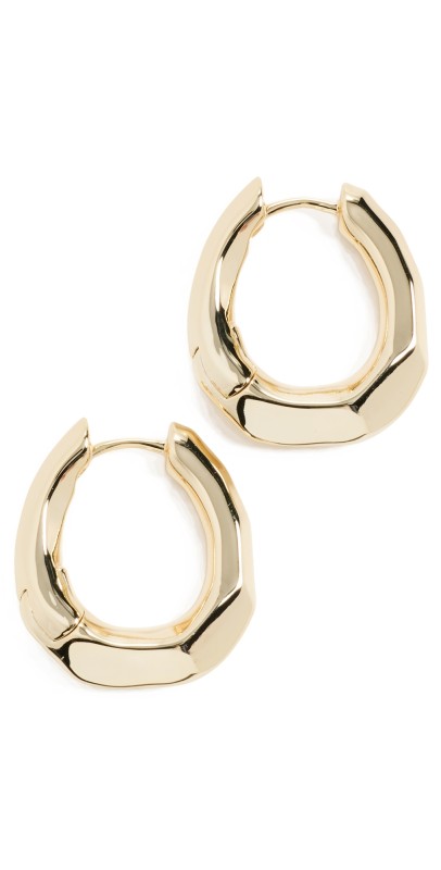 Luv Aj The Delphine Hoops Gold