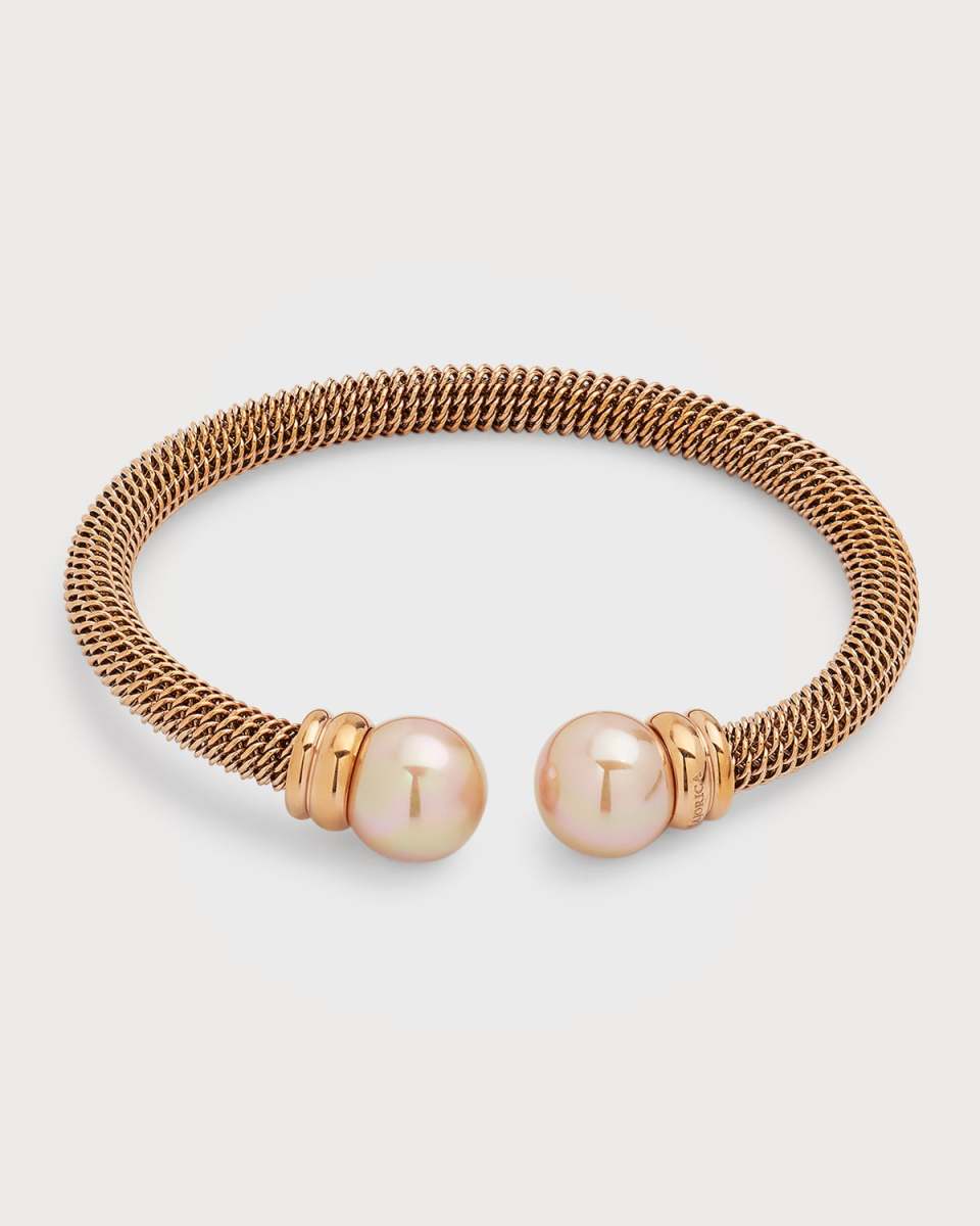 Tender Kissing Pearl Bracelet, Light Pink