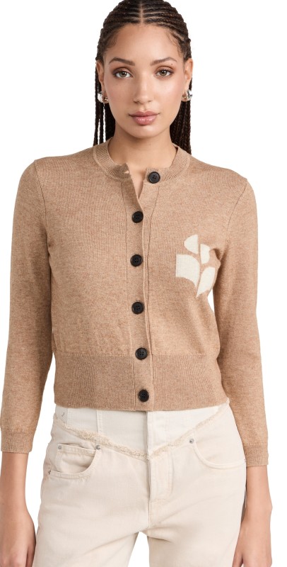 Isabel Marant Étoile Newton Cardigan Camel