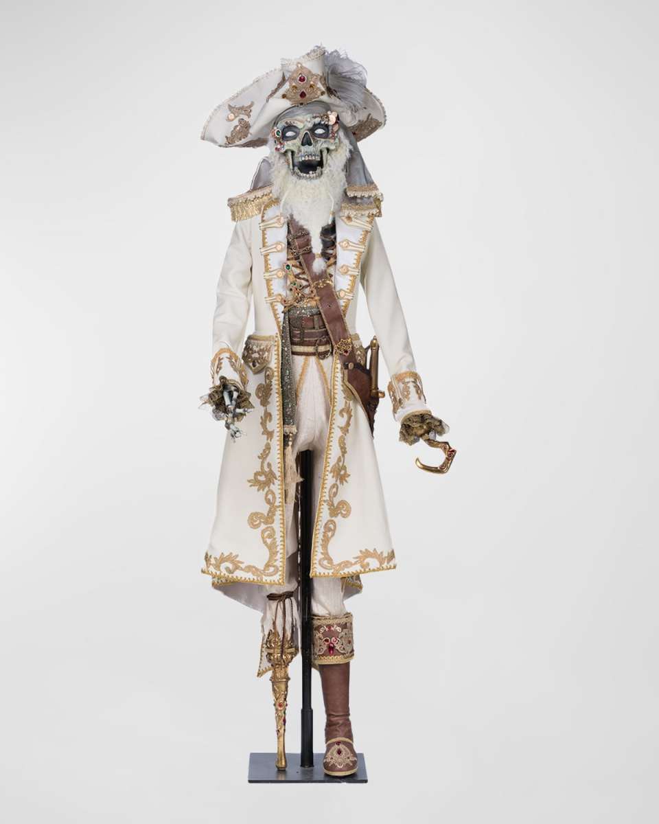Life-Size Captain Skully Swashbuckler Halloween Doll, 71"