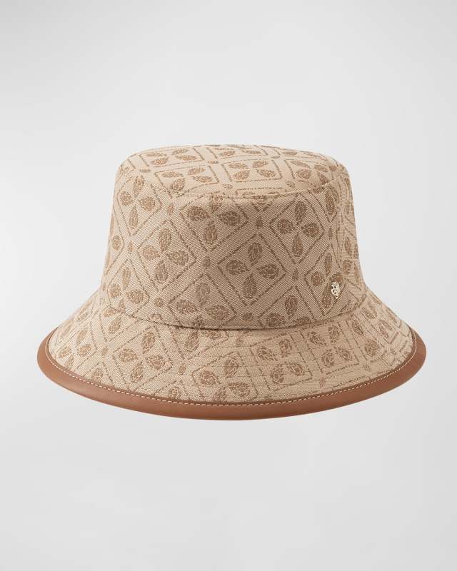 Nova All-Over Seed Logo Recycled Polyester Bucket Hat