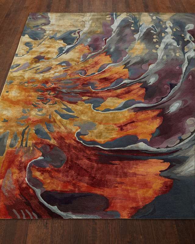 Prism Sunburst Rug, 4' x 6'