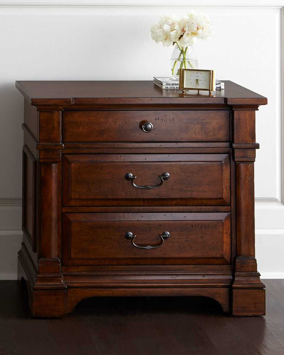 Ryland Three-Drawer Nightstand