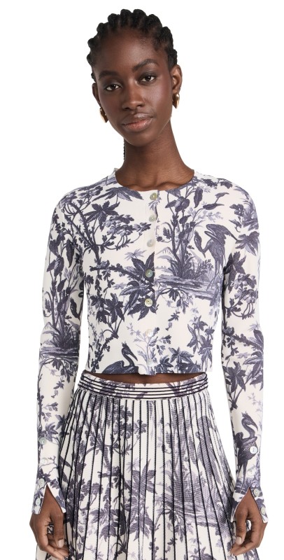 Cara Cara Amber Cardigan Heron Evening Blue
