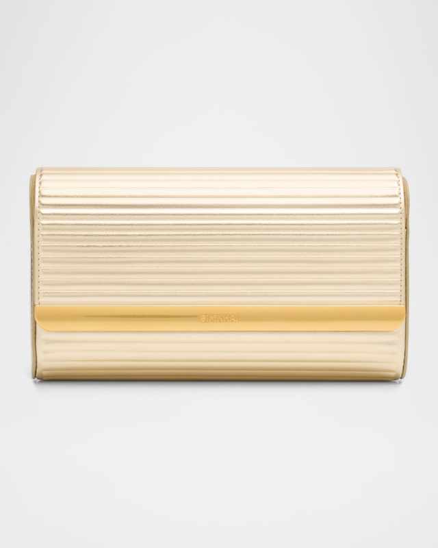 Rolo Metallic Vegan Leather Clutch Bag
