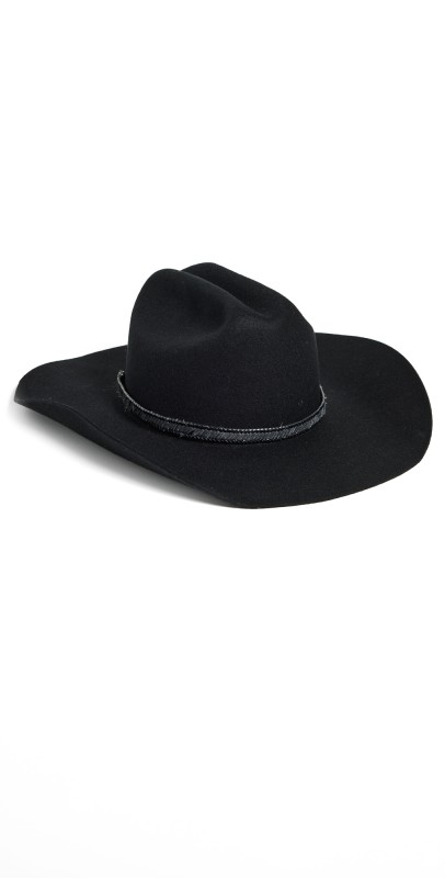 Lack Of Color The Ridge Felt Hat Black