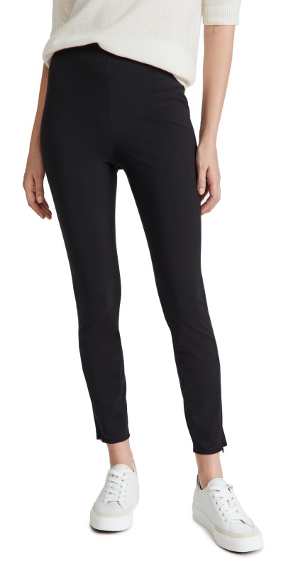 Theory Seamed Leggings Black