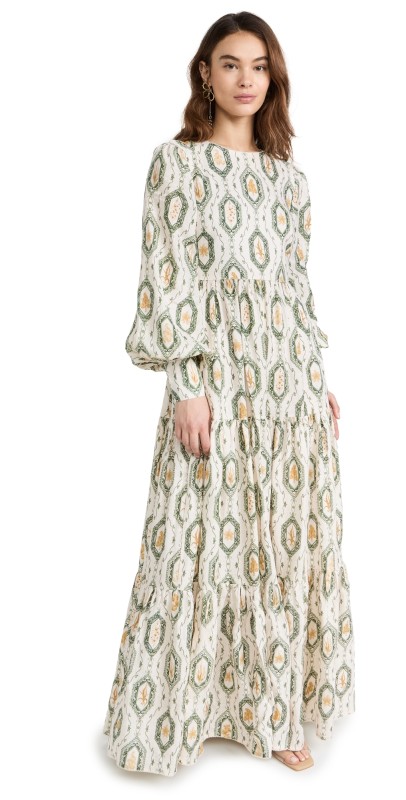 Agua by Agua Bendita Nuez Calado Dress Multicolor