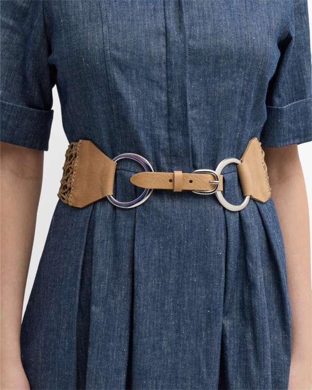 Woven Leather Belt