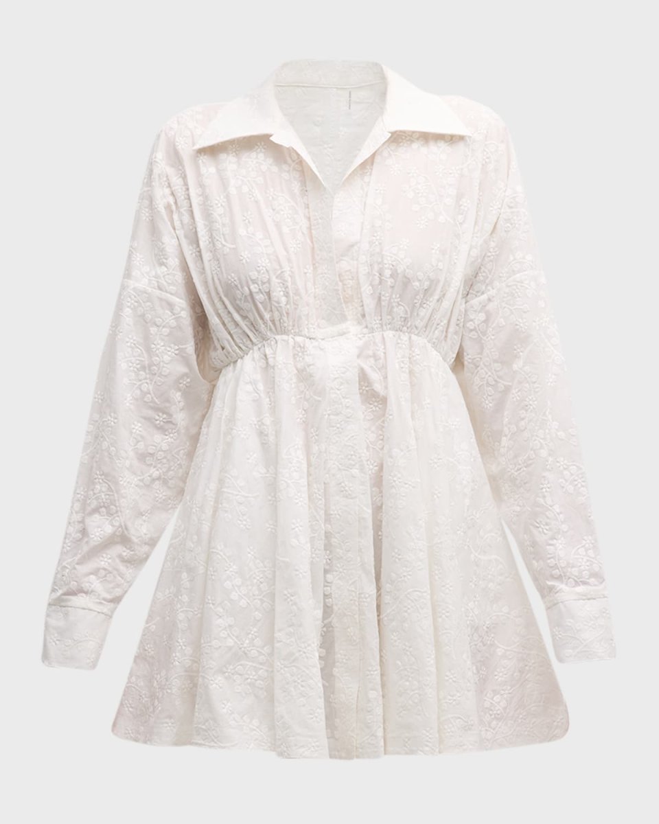 Super Oversized Boyfriend Babydoll Mini Shirtdress