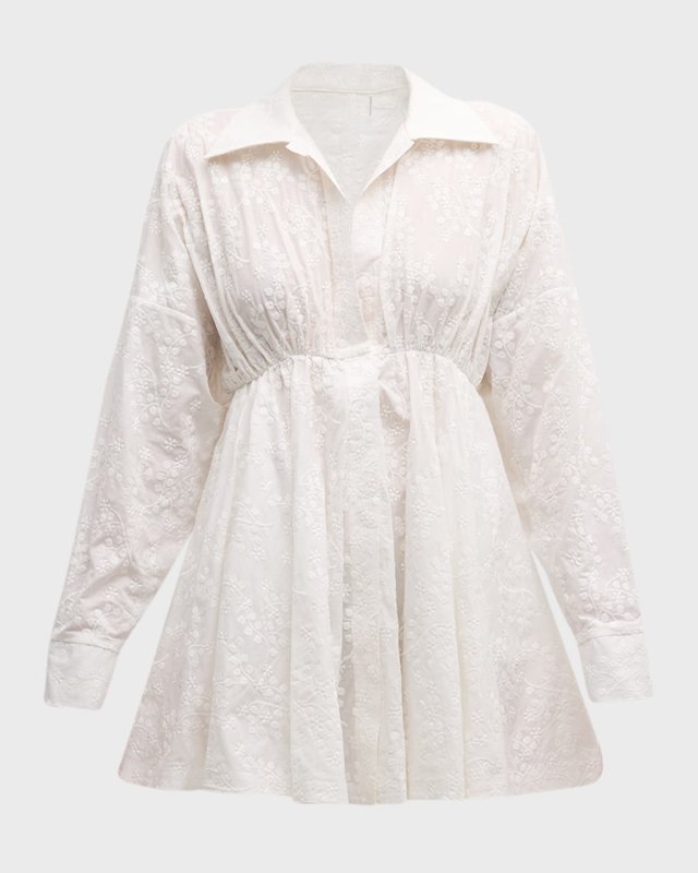 Super Oversized Boyfriend Babydoll Mini Shirtdress