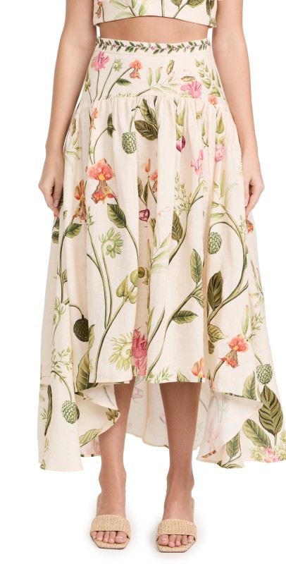 Agua by Agua Bendita Curua Cultivo Skirt Multicolor