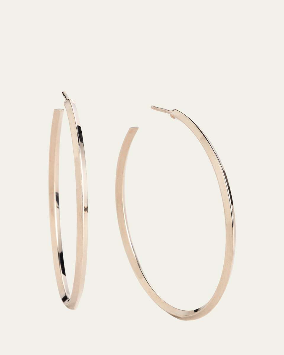 45mm Thin Pointed Royale Hoops