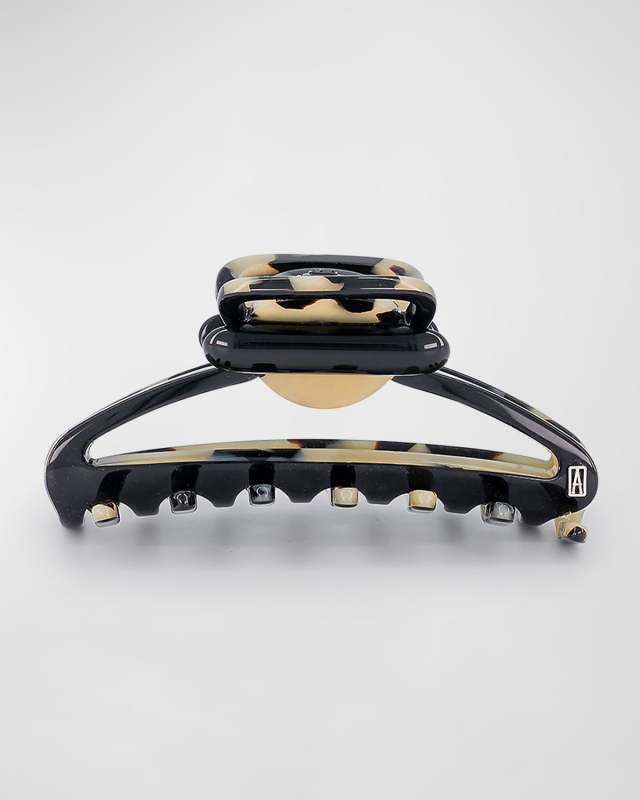 Medium Acetate & Brass Claw Clip