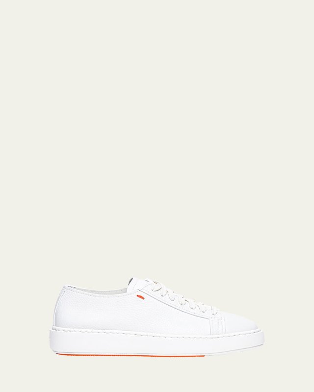 Anginal Low-Top Leather Sneakers