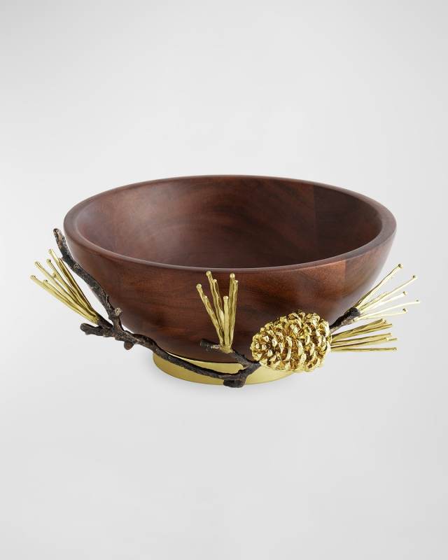Pine Cone Wood Small Bowl