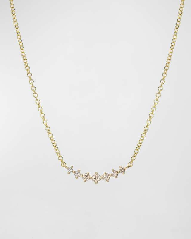 Diamond Cluster Necklace