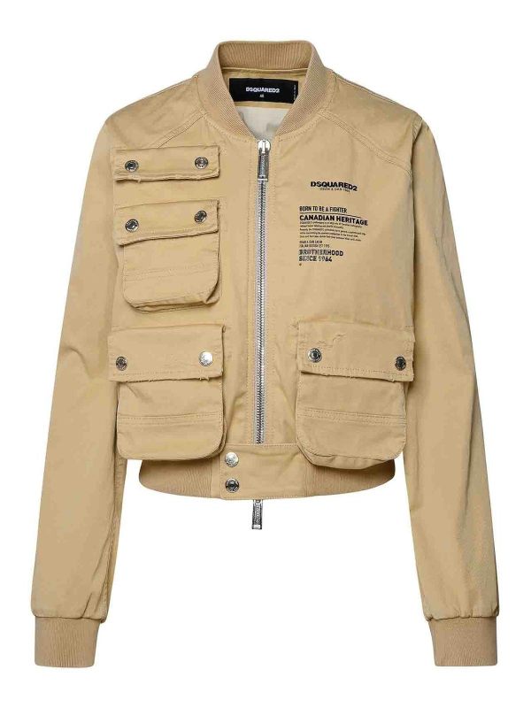 Dsquared2 Bomber - Beige