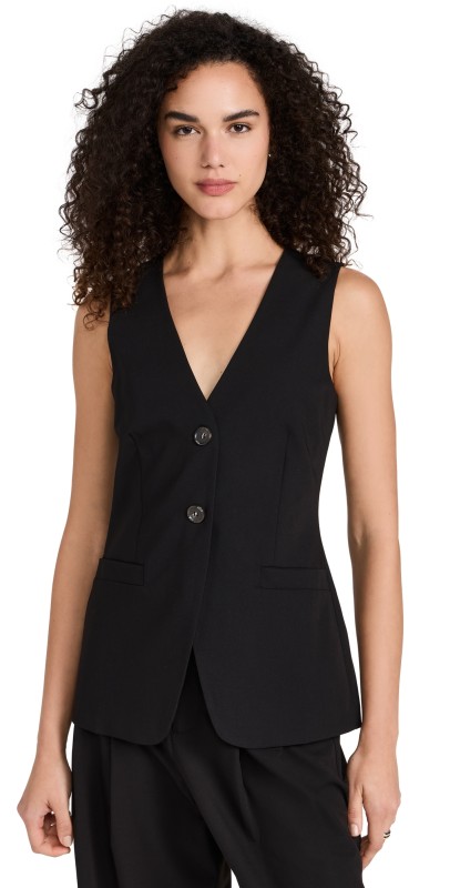 WAYF James Vest Black