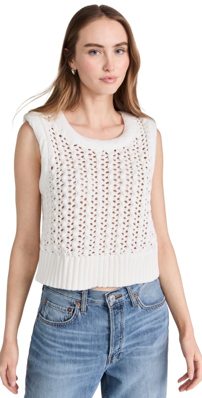 IRO Charlee Sweater Vest White
