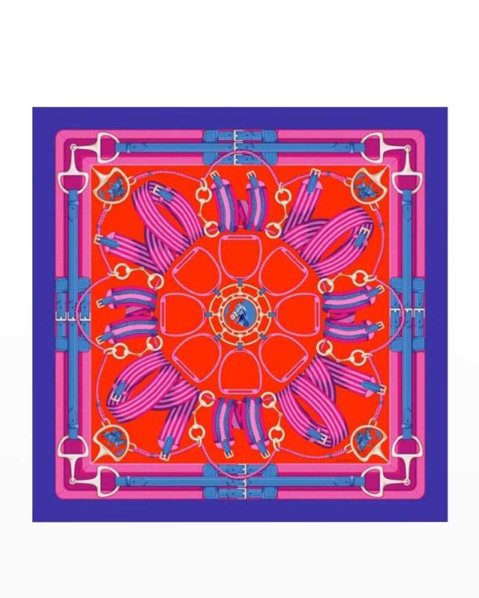Printed Cashmere-Blend Scarf