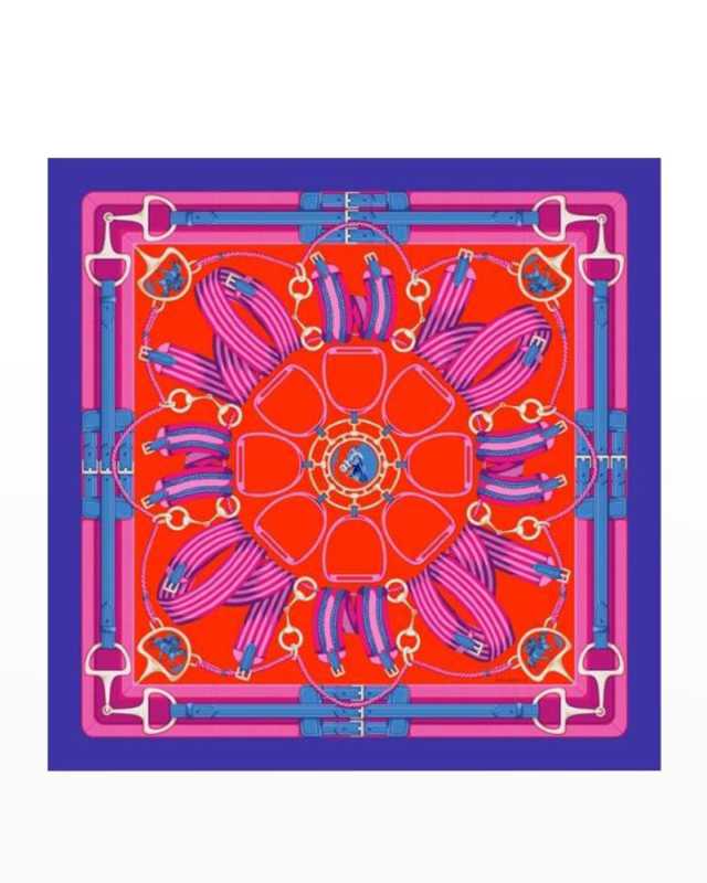 Printed Cashmere-Blend Scarf