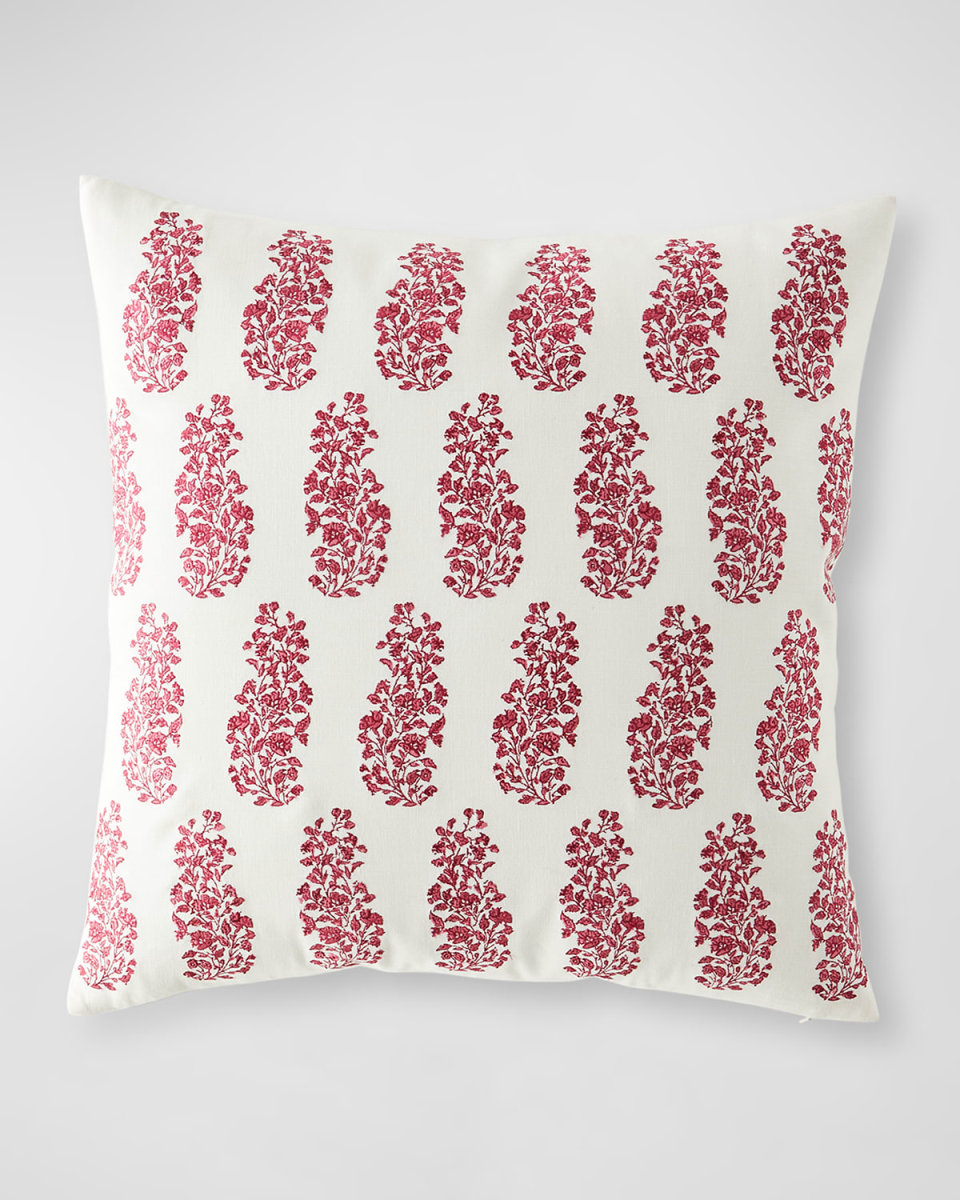 Nidhi Berry Pillow, 22" Square
