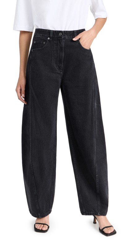 Tibi Black Denim Sid Jeans Black